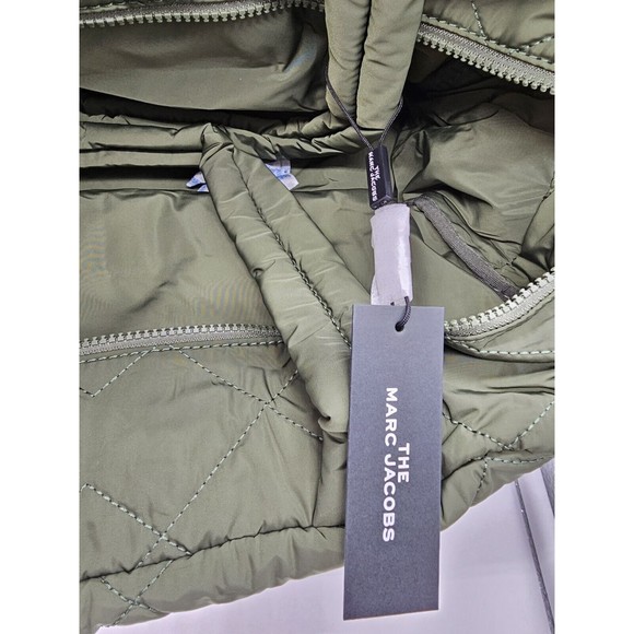 Marc Jacobs Quilted Nylon Medium Weekender Travel Bag Dark Green New ML2… - Picture 8 of 14